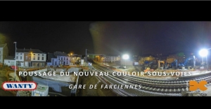 Retour en vidéo sur la pose d'un couloir sous voies en gare de Farciennes !!